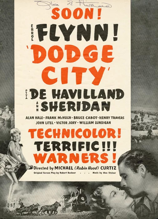 Olivia DeHavilland autograph