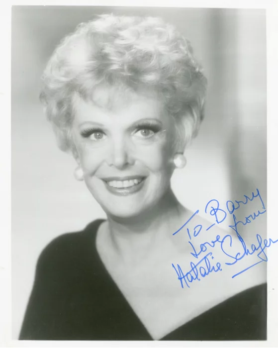 Natalie Schafer autograph