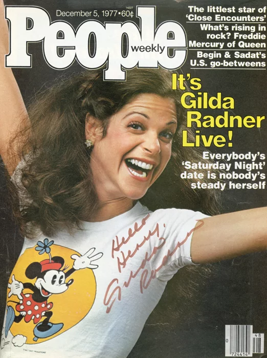 Gilda Radner autograph