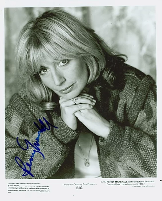 Penny Marshall autograph