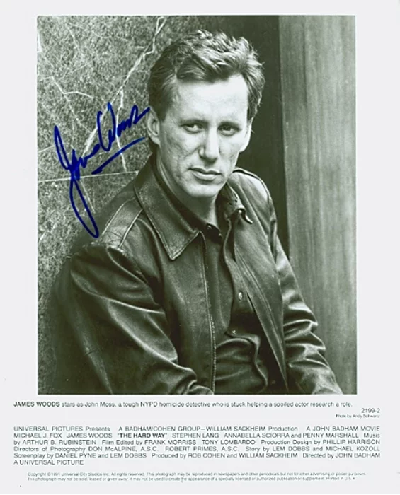 James Woods autograph