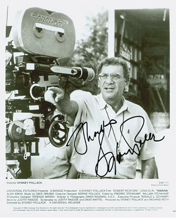 Sydney Pollack autograph