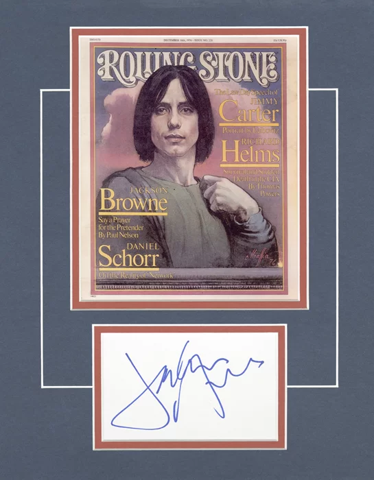 Jackson Browne autograph