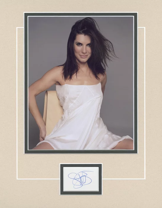 Sandra Bullock autograph