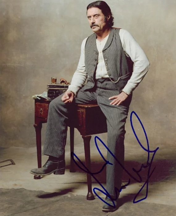 Ian McShane autograph