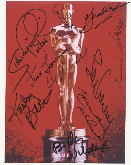 Oscar Statue autograph
