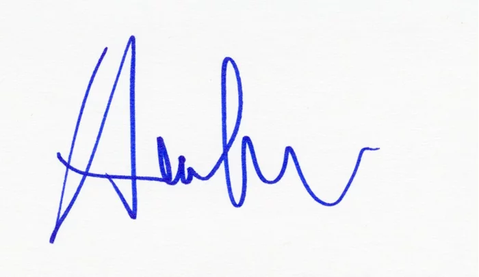 Heath Ledger autograph