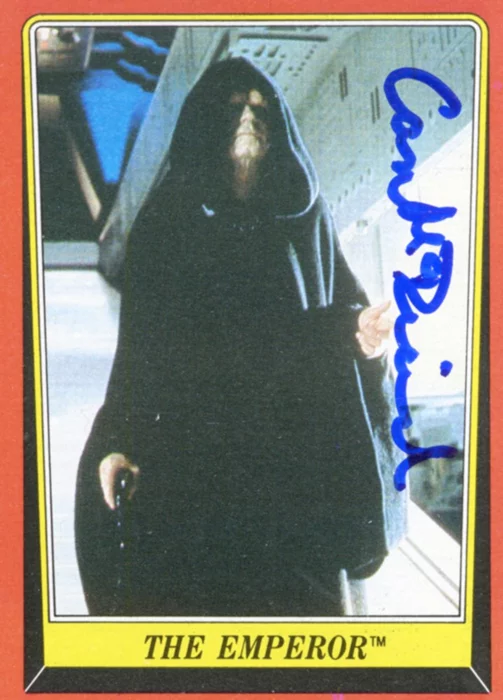 Ian McDiarmid autograph