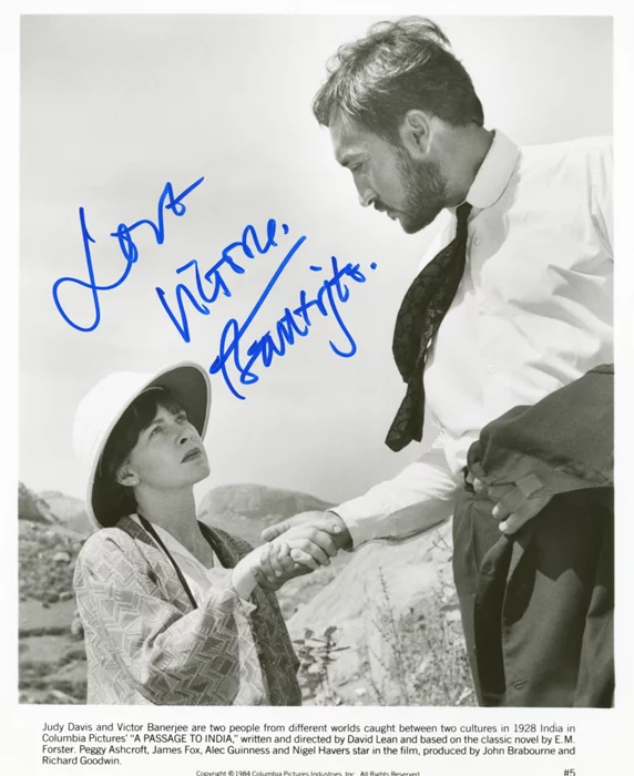 Victor Banerjee autograph
