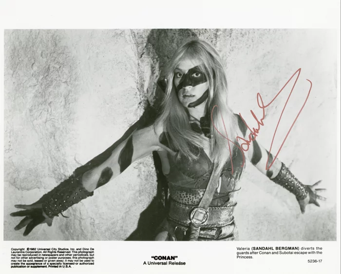 Sandahl Bergman autograph