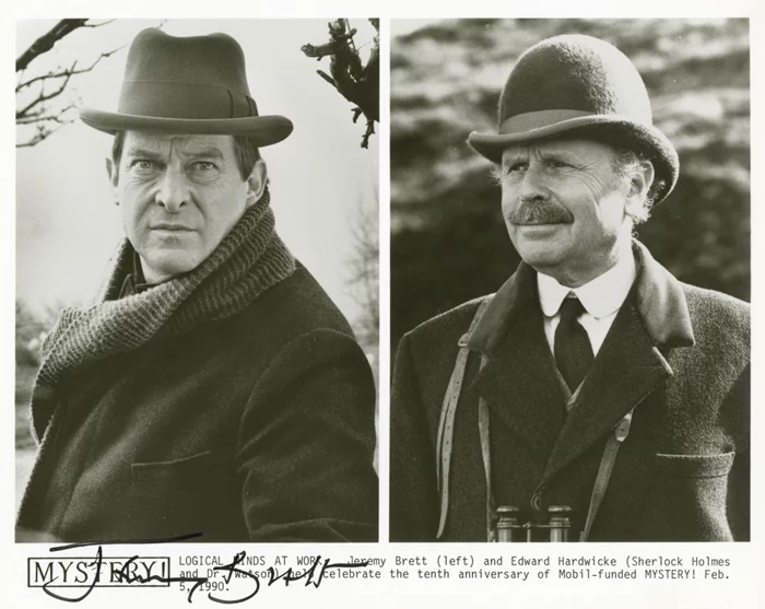 Jeremy Brett autograph