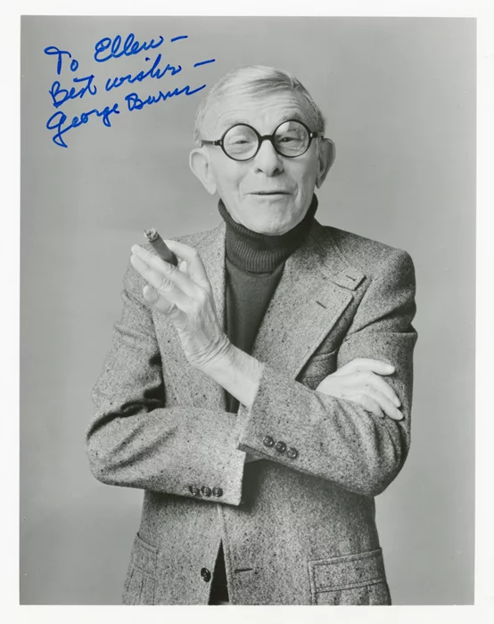 George Burns autograph