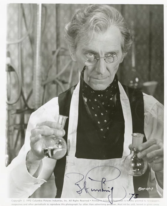 Peter Cushing autograph