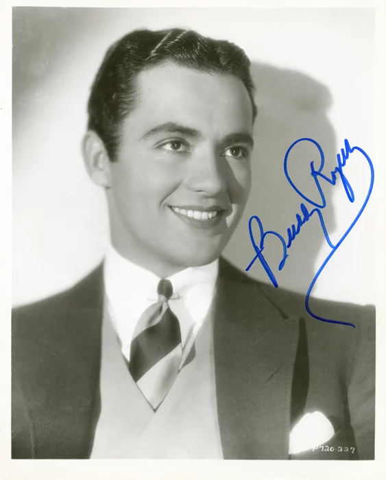 Charles 'Buddy' Rogers autograph