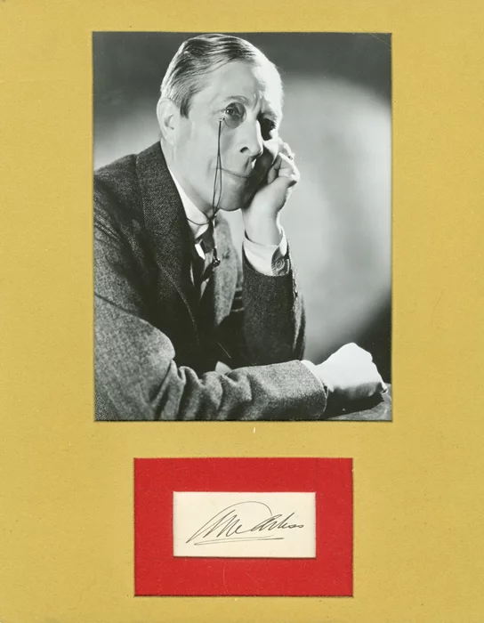 George Arliss autograph