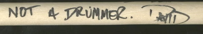 Dave Grohl autograph