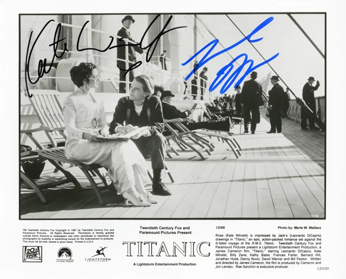 Titanic autograph