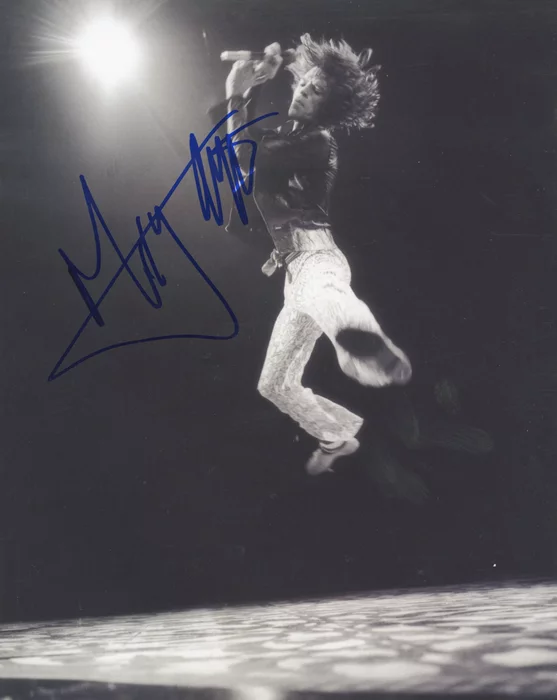 Mick Jagger autograph