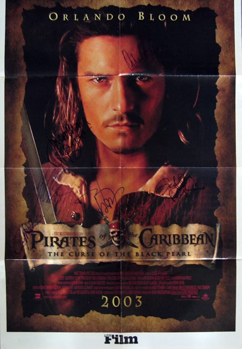 Pirates of The Caribbean autograph