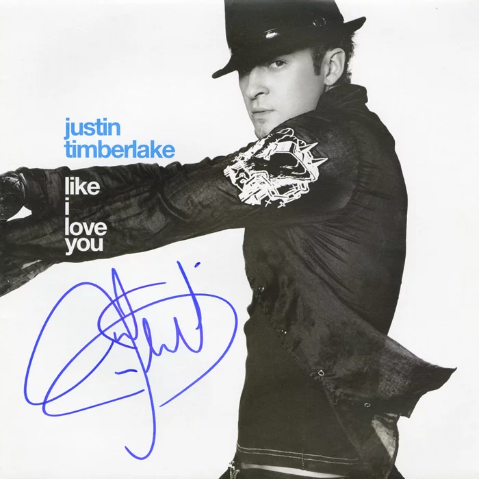 Justin Timberlake autograph
