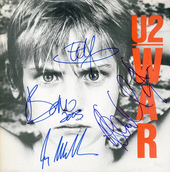U2 autograph