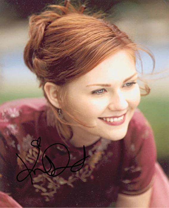 Kirsten Dunst autograph
