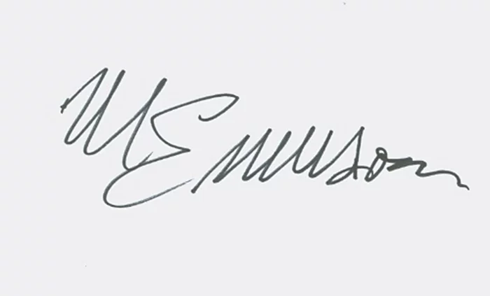 Michael Emerson autograph