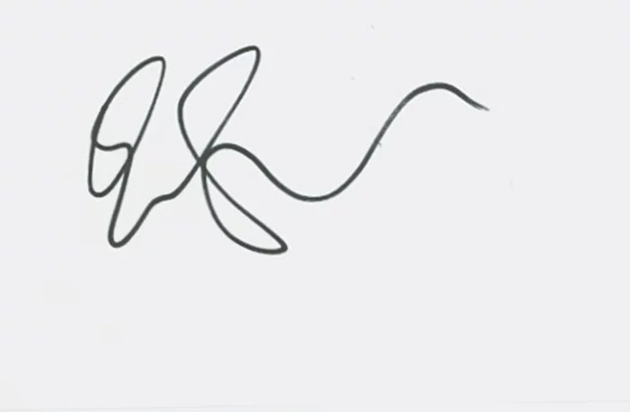 Emma Stone autograph