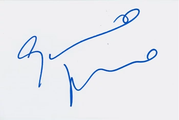 Gabriel Byrne autograph