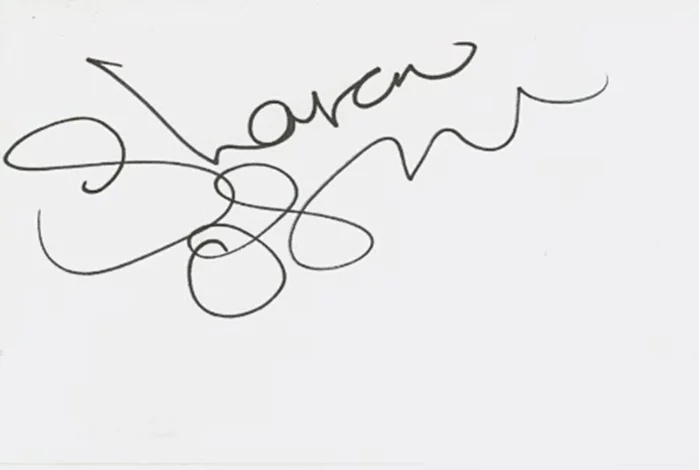 Sharon Osbourne autograph