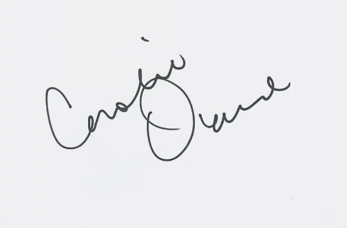 Caroline D'Amore autograph