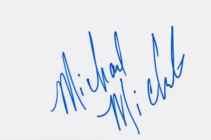 Michael Michele autograph