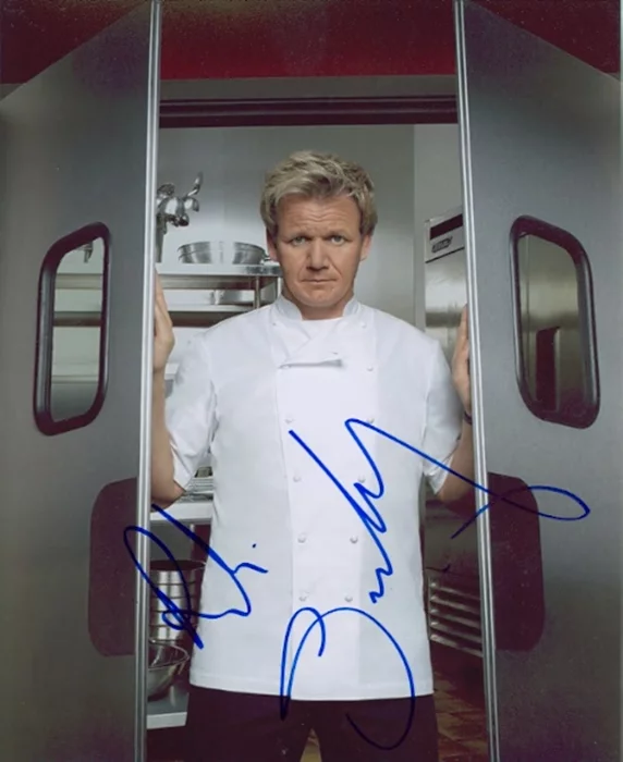 Gordon Ramsay autograph