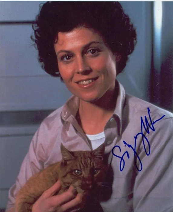 Sigourney Weaver autograph