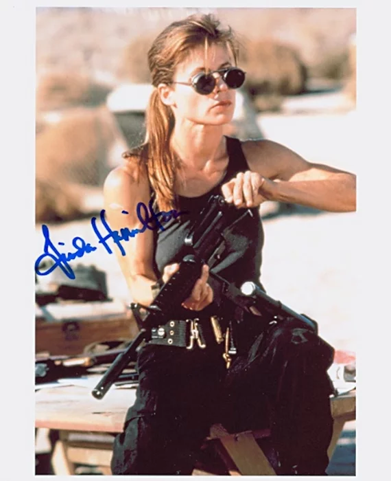 Linda Hamilton autograph