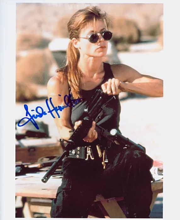 Linda Hamilton autograph