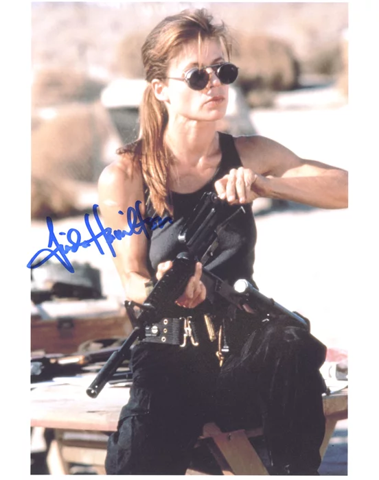 Linda Hamilton autograph