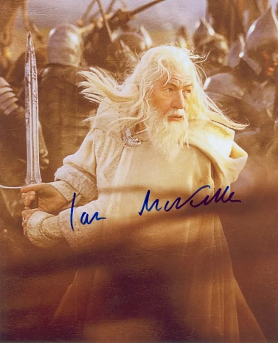 Ian McKellen autograph