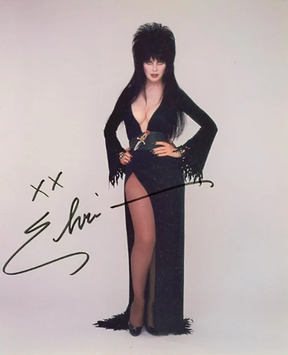 Elvira autograph