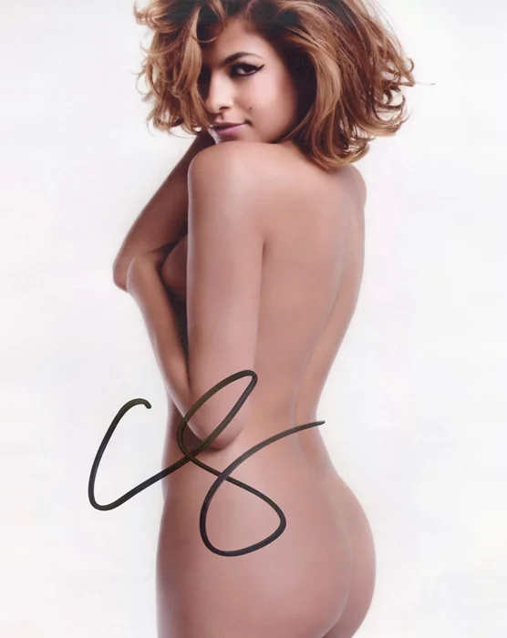 Eva Mendes autograph