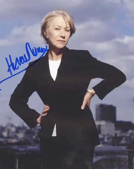 Helen Mirren autograph