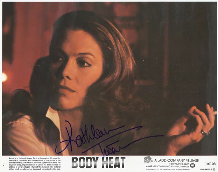 Kathleen Turner autograph