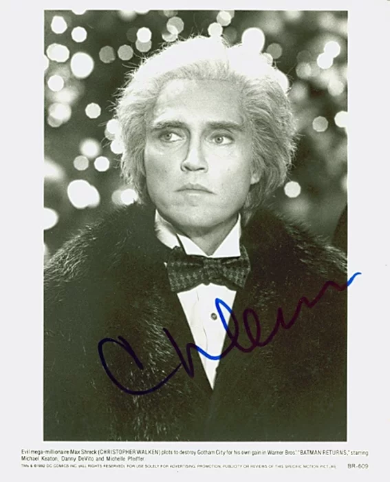 Christopher Walken autograph