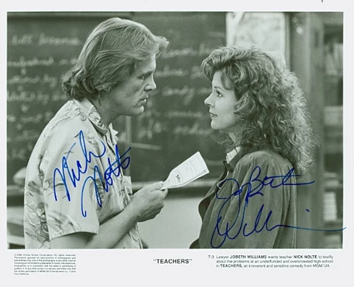 Teachers autograph