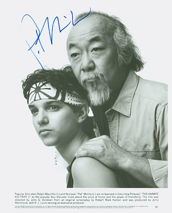 Pat Morita autograph