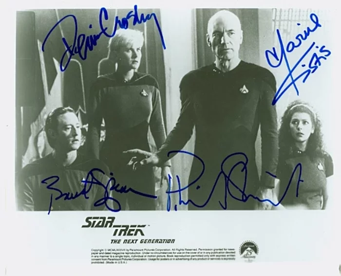 Star Trek: The Next Generation autograph