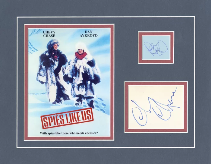 Spies Like Us autograph