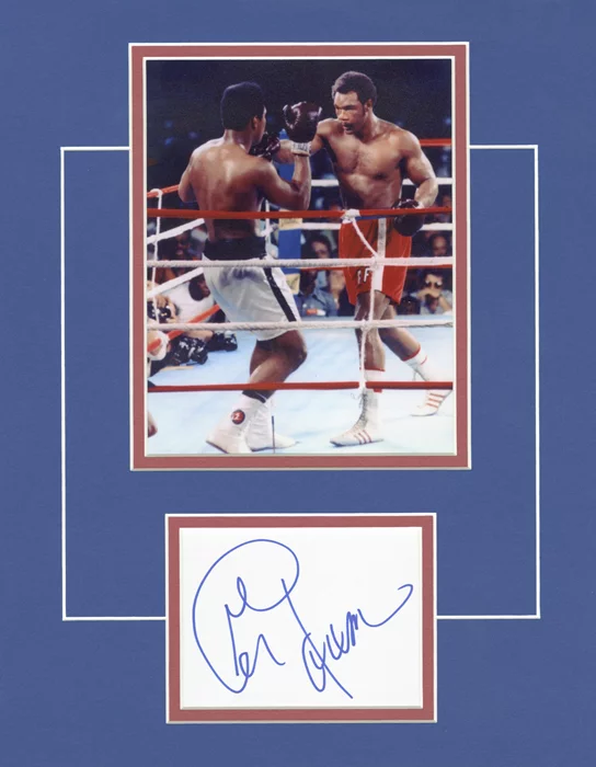 George Foreman autograph