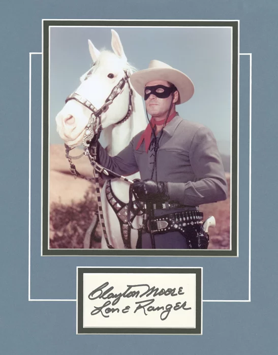 Clayton Moore autograph