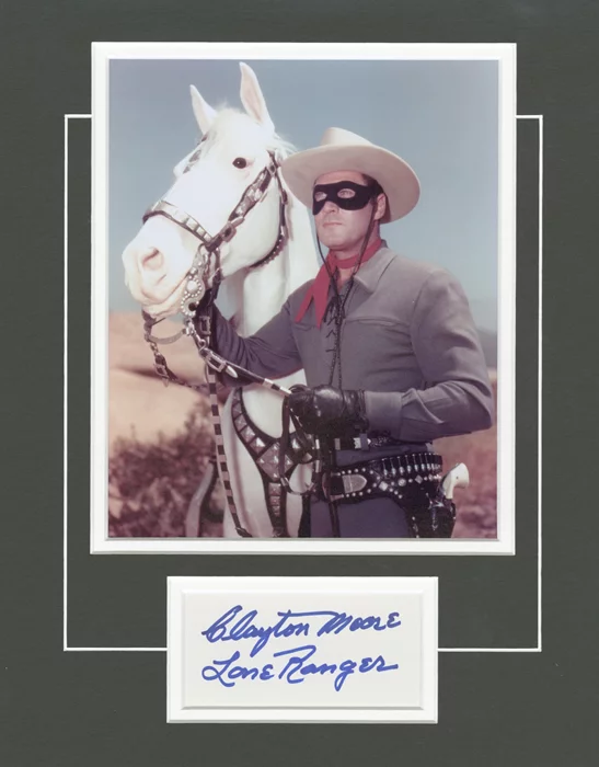 Clayton Moore autograph